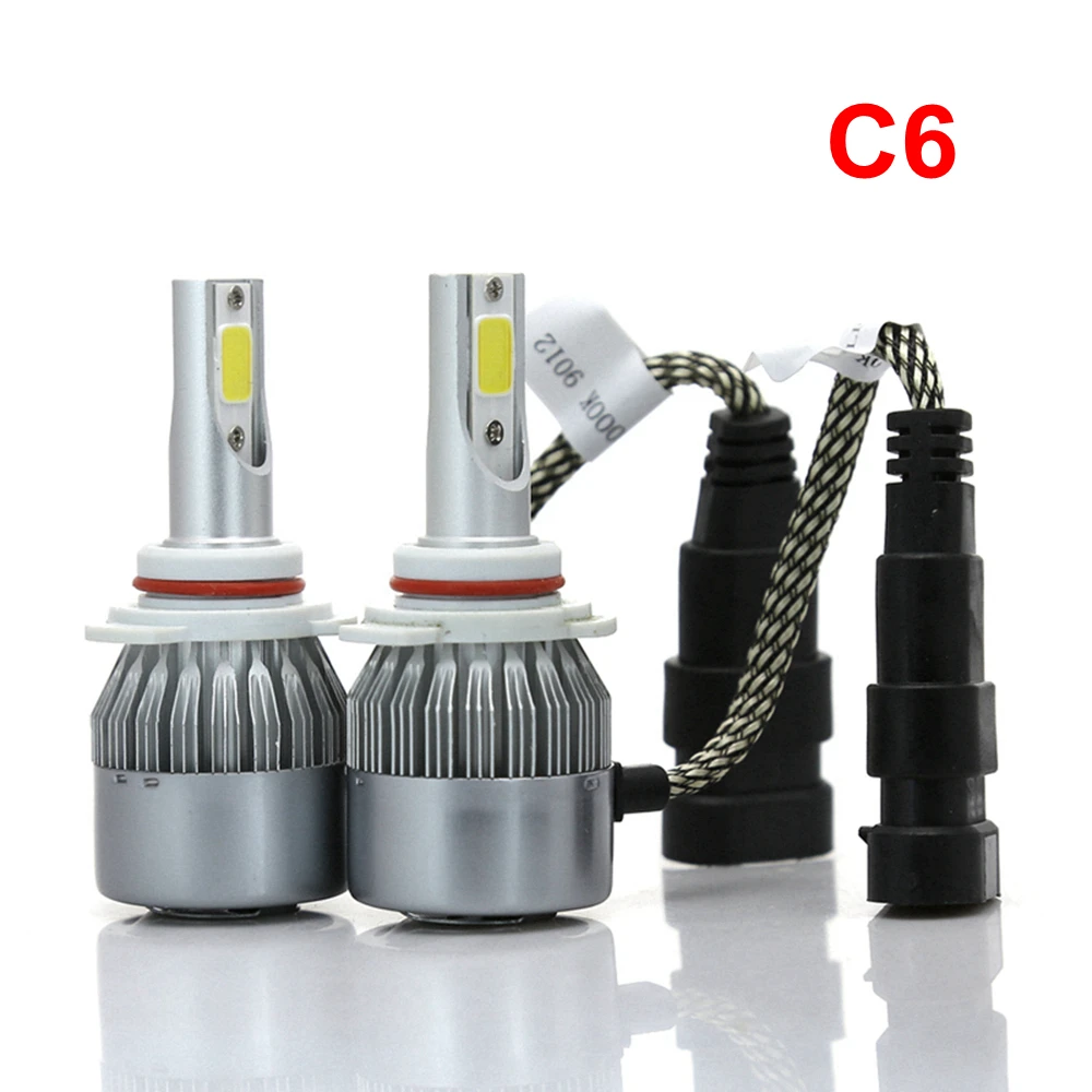 Авто H4 led 12V лампа автомобильный светильник 6000K 72W H11 H8 H9 автомобильная дальнего и