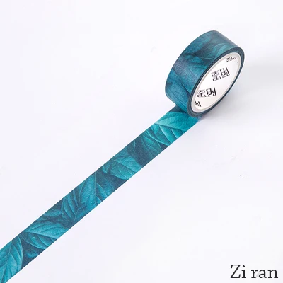 zi ran 15 мм* 5 м природа васи лента креативный Небесный ветер прозрачная Маскировочная Лента Скрапбукинг Декор Наклейка для дневника школы пуля журнал - Цвет: zi ran