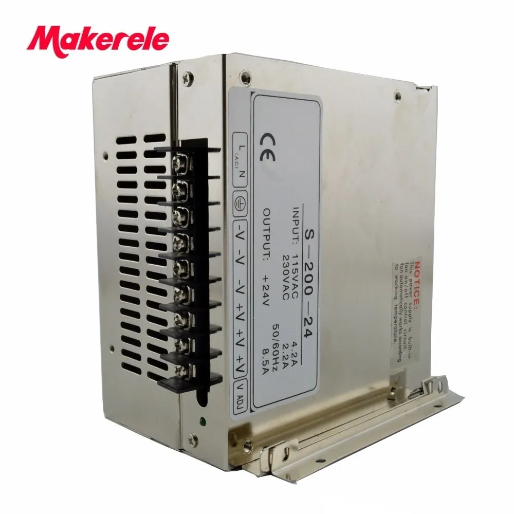 Input switch 110/220V ac Switching Power Supply Driver CE certified Output 40A 16.5A 8.3A 4.2A 200W for LED Strip Indoor Use|switch power|switching