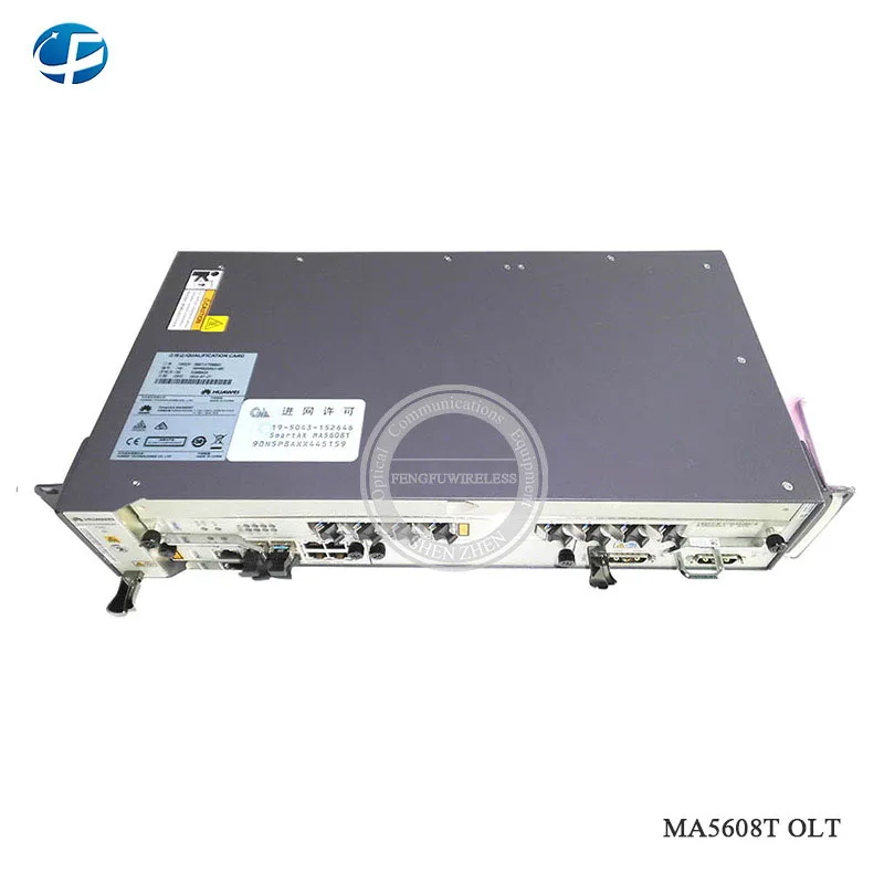 Лучшая цена Hua wei GPON OLT MA5608T, 1* MPWD AC+ DC, 1*1G MCUD, 8 портов GPBD C+ плата многосервисный доступ OLT