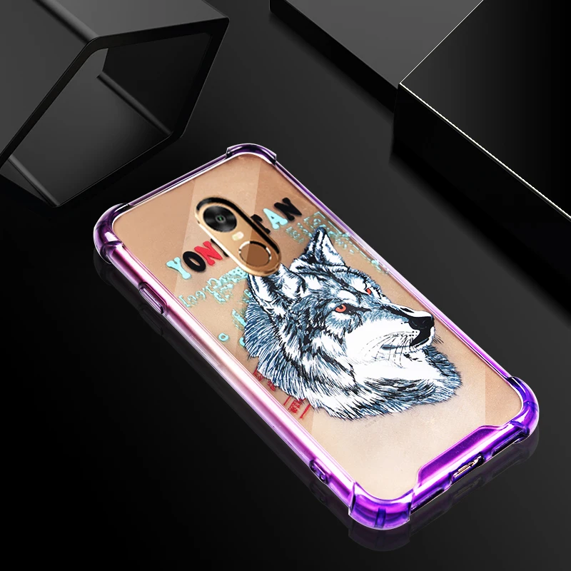 Kainuen антидетонационных coque крышка чехол для Xiomi Xiaomi Redmi Note 4x 4 x Note4x Силикон + PC