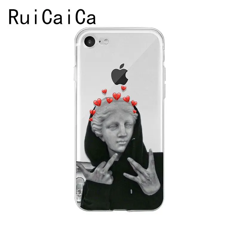 Ruicaica Alternative statue David art fashion Colorful Cute Phone Case for iPhone 8 7 6 6S Plus 5 5S SE XR X XS MAX 10 Cover | Мобильные