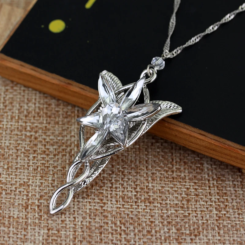 Dongsheng ювелирные изделия из фильма Кристалл Сумерки звезда Arwen Evenstar кулон ожерелье