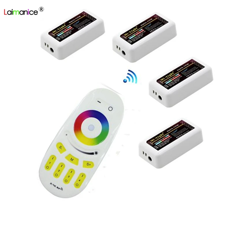 Mi. light 2 4G RGBW Пульт дистанционного управления 4 зоны Беспроводной RF RGB/RGBW контроллер