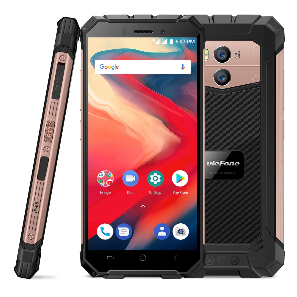Ulefone Power X2 IP68 Водонепроницаемый мобильный телефон Android 8 1 5 &quotHD 4 ядра 2 ГБ + 16 Гб NFC Face