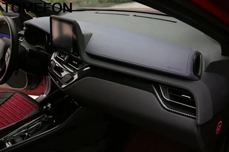 TOMEFON для Toyota C HR ЧР 2016 2017 2018 центральный Управление инструмент Панель накладка