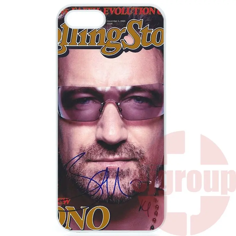 Охватывает Капа Боно U2 Группа Для Apple iPhone 4 4S 5 5C SE 6 S 7 Плюс 4.7 5.5 iPod Touch |