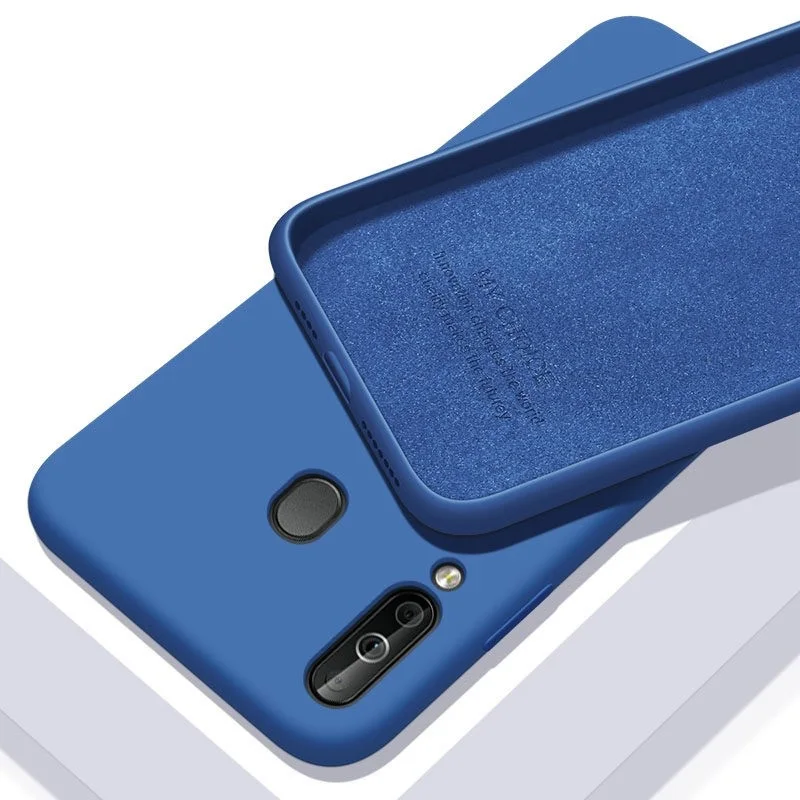 Синий Мягкий силиконовый чехол для huawei Y5 Y6 P Smart P30 Pro P20 Коврики 20 Lite Nova 3 4 3i Honor 10 Lite 9 10I 8A 8S 8X крышка - Цвет: Синий