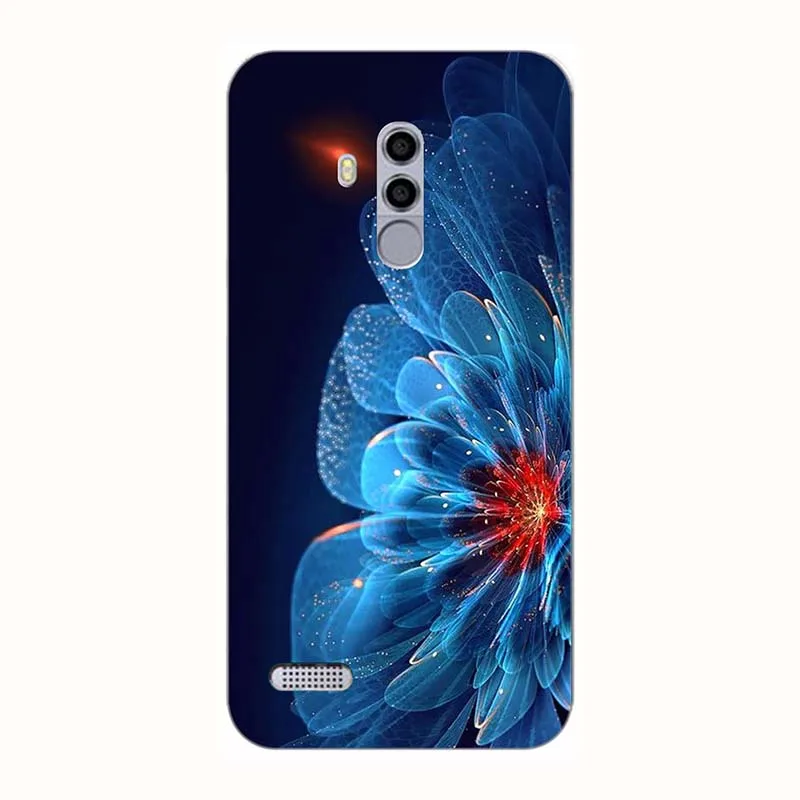 A312 Модный мягкий из высокотемпературного полиуретана чехол для телефона Leagoo T8S силиконовый чехол ТПУ задняя крышка для Coque Leagoo T8S кожаный чехол с цветочным принтом - Цвет: A312