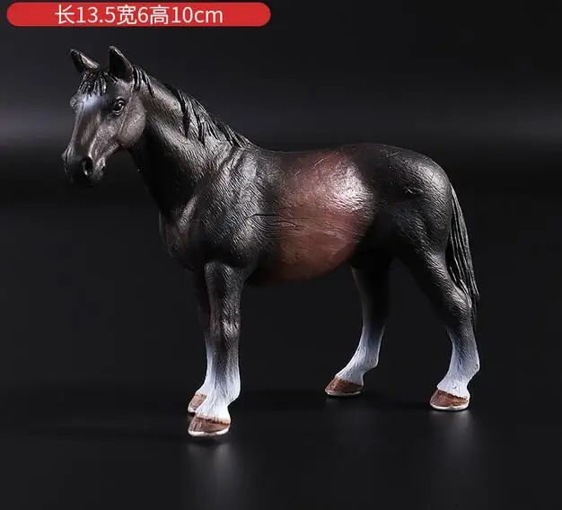 4 шт./компл. Emulational реалистичные маленькие животные лошадь Пластик Цифры игрушки