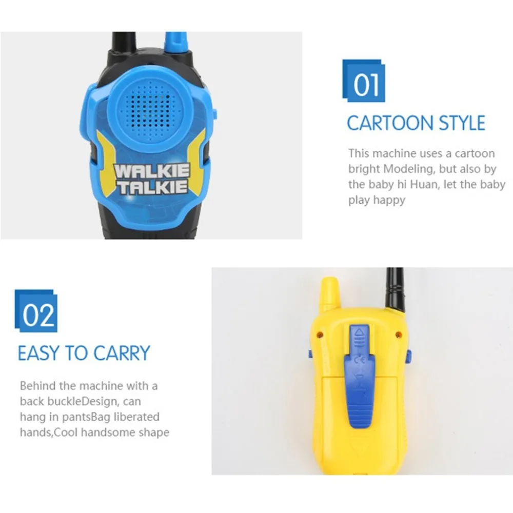 Беспроводные детские игрушки Walkie Talkie Дети Родители интерактивные наружные