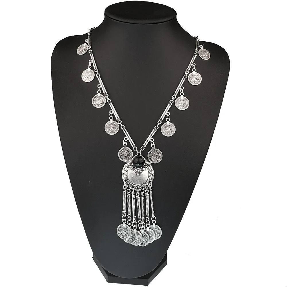 Ожерелье Sindlan в богемном стиле серебряные ювелирные изделия богемные монеты