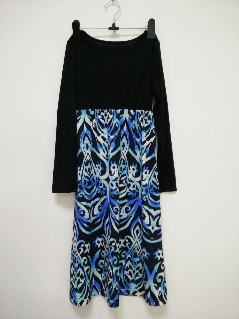 2017 г. Весенне осеннее платье с длинными рукавами для мамы и дочки одинаковое