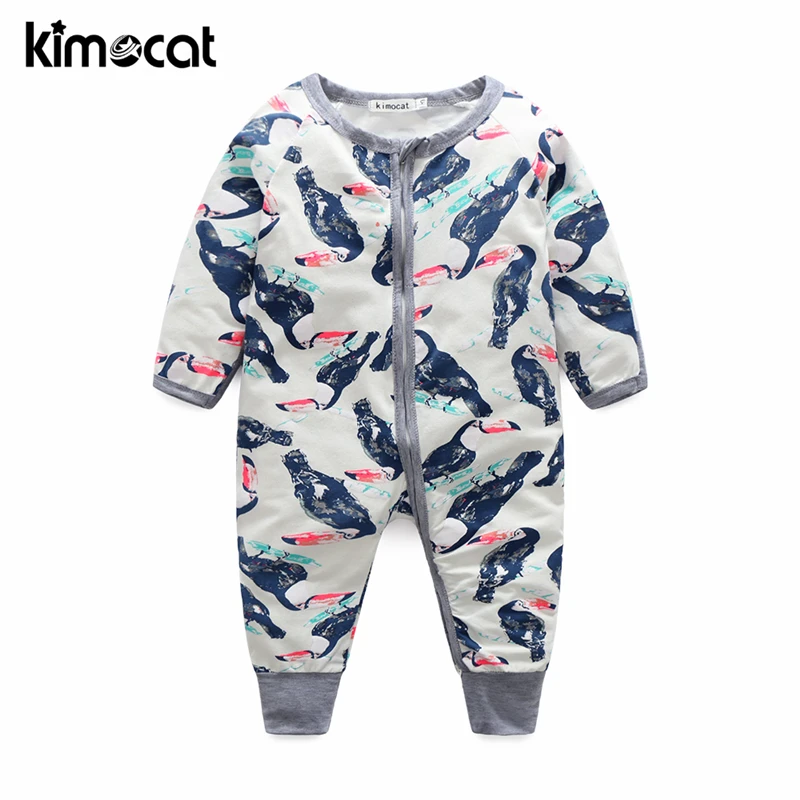 Пустой комбинезон Kimocat для новорожденных демисезонный с длинным рукавом