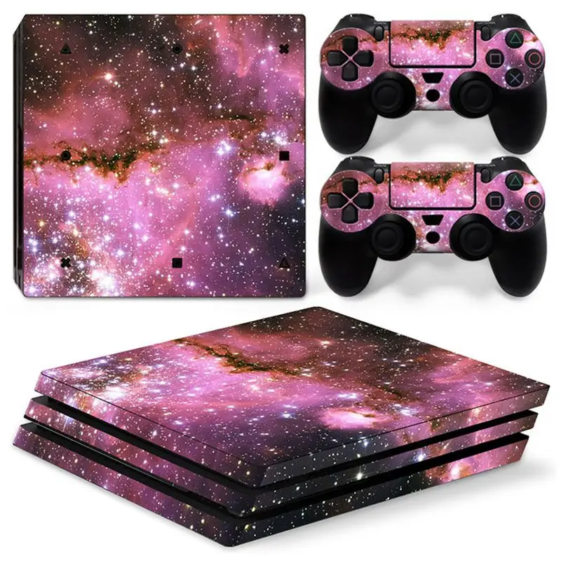 Наклейка Sky Stars для PS4 Pro Обложка консоли и 2 шт. наклеек контроллера Sony Playstation 4