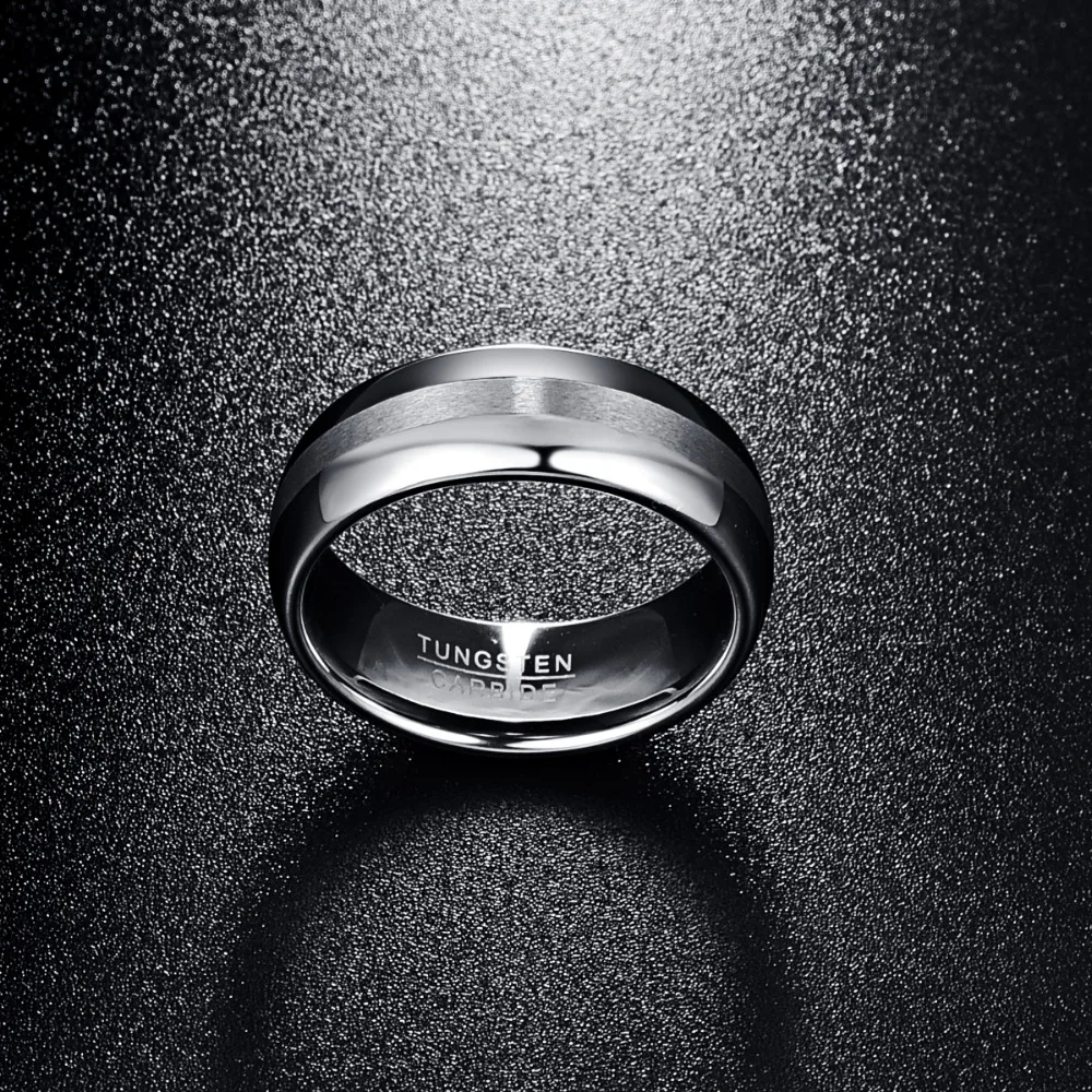 Мужские обручальные кольца Nuncad 8 мм с матовой отделкой и Размеры 7 12|ring size|wedding band