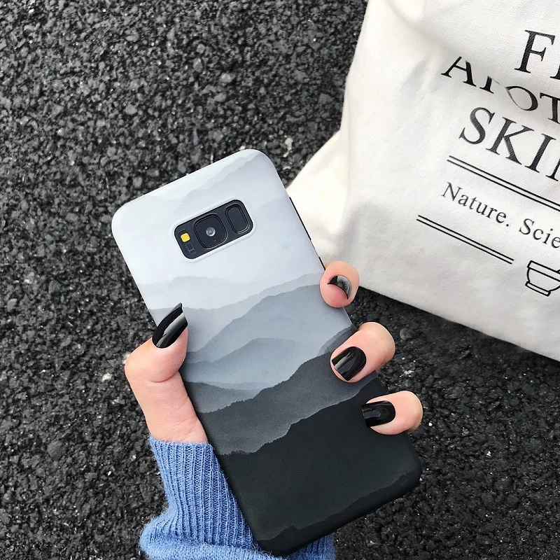 YHBBCASES градиентные чехлы для телефонов Samsung Galaxy S10 5G S8 S9 Plus чехол Note 10 8 9 мягкий с