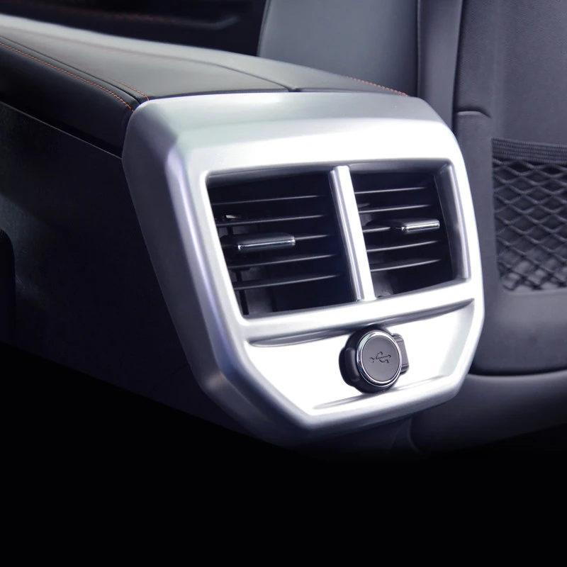 

For Peugeot 3008 3008 GT 2017 2018 ABS Plastic Interior Rear Air Condition Vent Outlet Cover Trim 1pcs Car Styling
