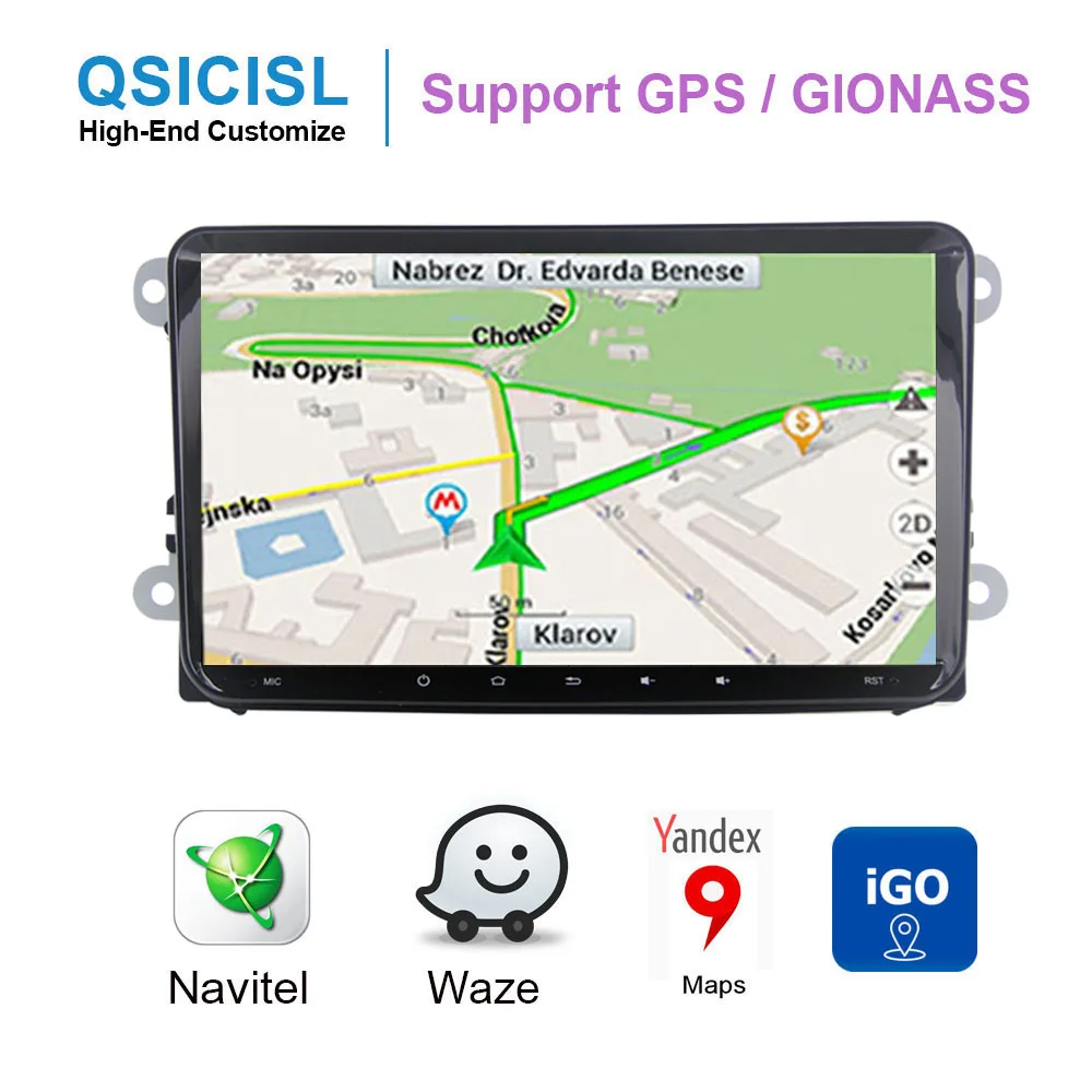 Магнитола для Volkswagen Passat B6 B7 Golf 5 Polo Tiguan Octavia мультимедийная стерео система на Android 9