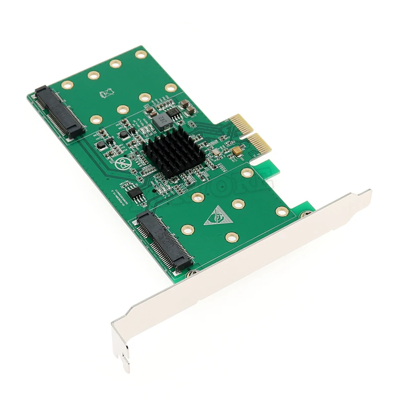 4 Порты и разъёмы mSATA Raid-плата преобразователя SSD адаптер PCI-Express X2 контроллер 6