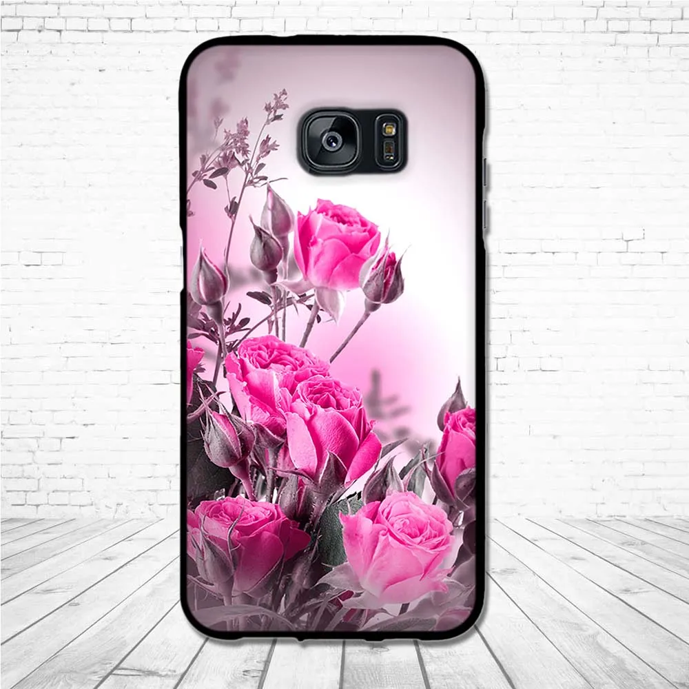 Чехол для Samsung Galaxy S7 Edge G935 мягкий силиконовый чехол S 7 с рельефным принтом чехлы