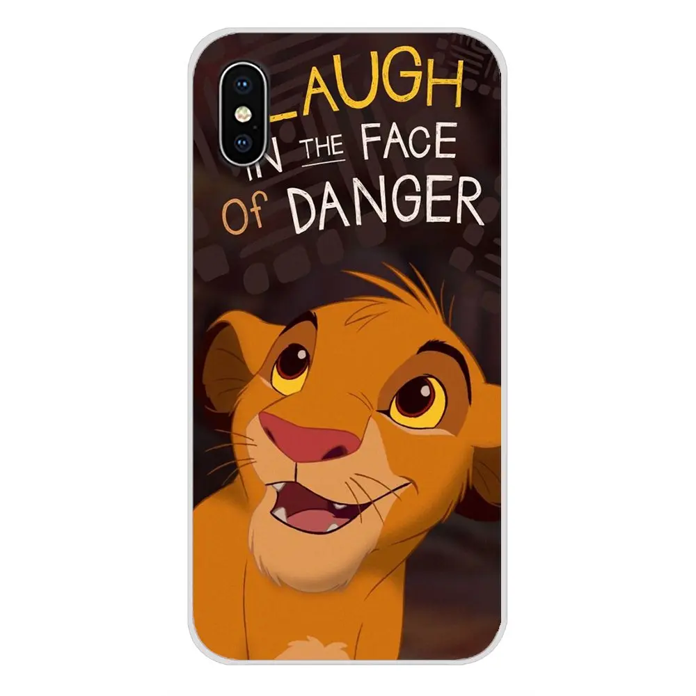 Чехол для мобильного телефона Simba Funny Face Lion King с цветочным рисунком Nokia 2 3 5 6 8 9 230 3310