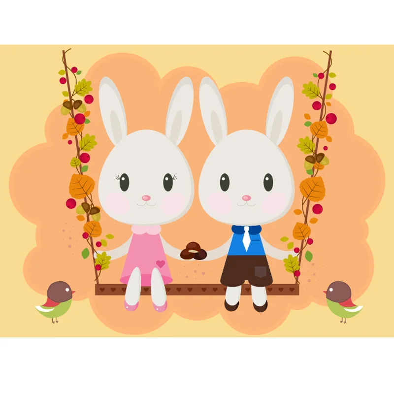 Новый милый мультфильм животное кролик Металл Сталь высечки резки трафареты для