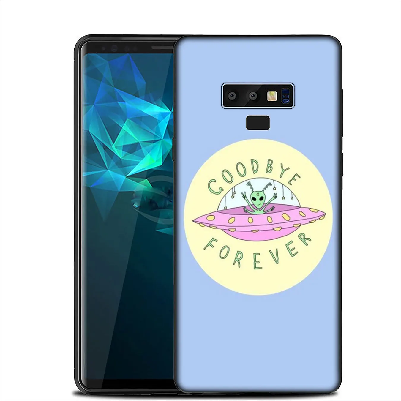 IYICAO милый Alien UFO Kawaii мягкий силиконовый чехол для Samsung Galaxy A6 A9 A8 A7 2018 A3 A5 2016 2017 Note 9 8 10