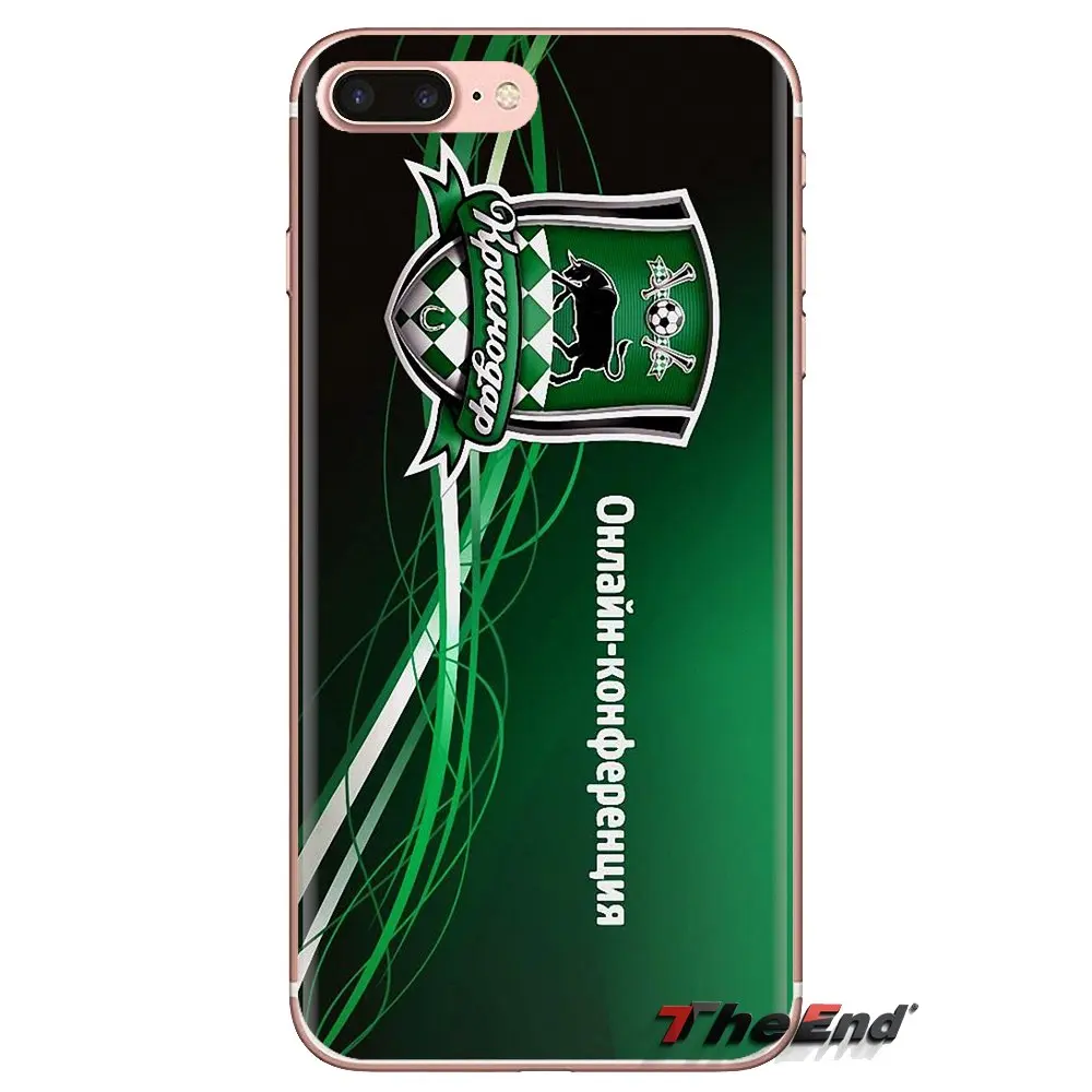 Футбольный клуб FC Krasnodar Byki мягкие чехлы из ТПУ для Xiaomi Mi3 Samsung A10 A30 A40 A50 A60 A70 Galaxy S2 Note