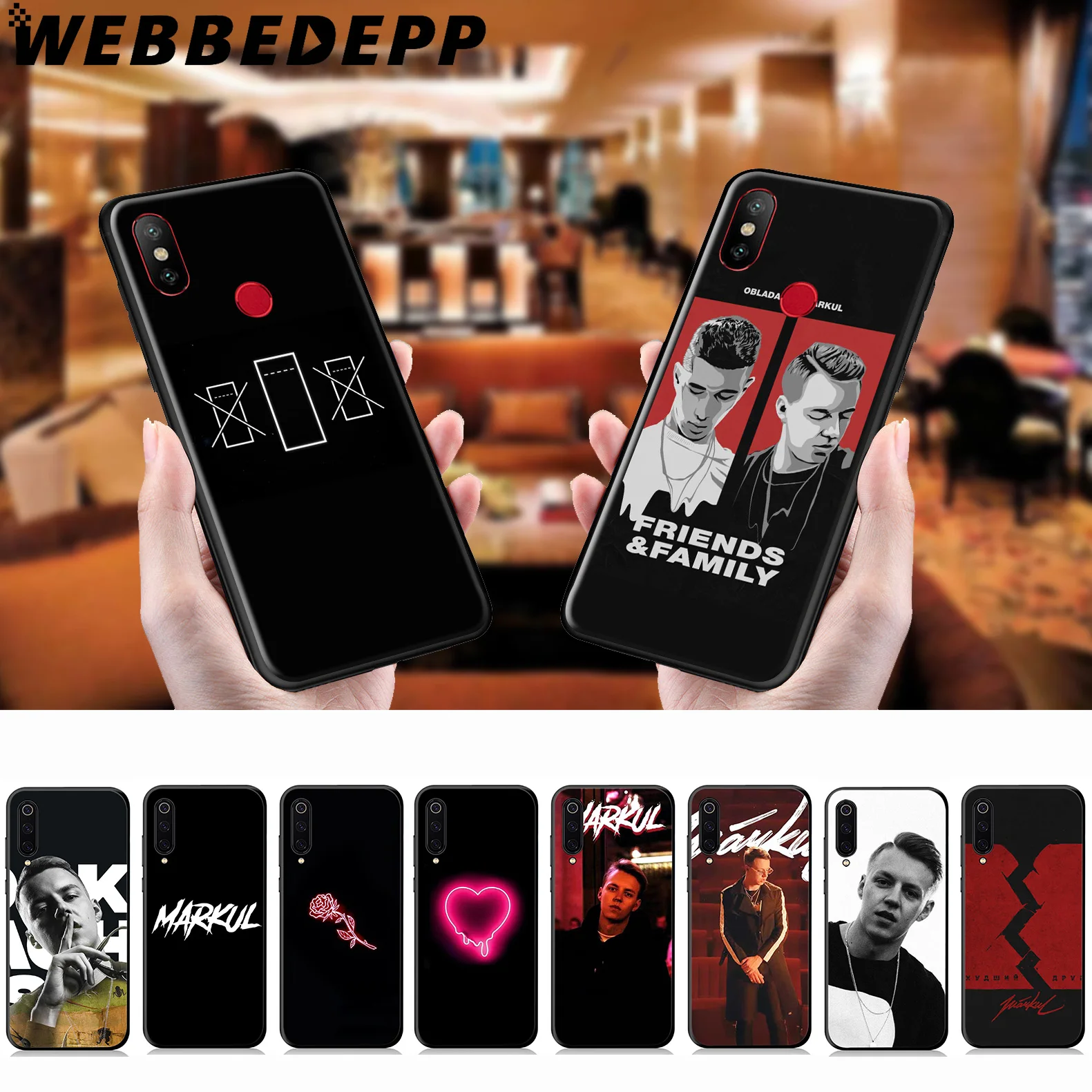 WEBBEDEPP Markul Rapper Soft Case for Xiaomi Mi 9T 9 8 SE 6 A1 A2 A3 Lite MiA1 MiA2 MiA3 F1 MAX 3 Mi8 CC9E CC9 |
