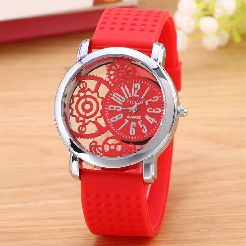 Fashion Silicone Rubber Watch Casual women's slim watches Quartz Relogio Feminino Clock Hot Selling bayan 2019 reloj mujer | Наручные