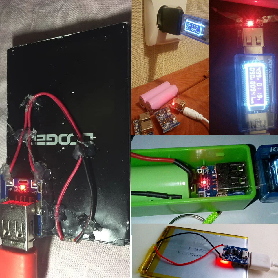 50 шт в наборе, 5V 1A Boost 18650 Литий Батарея Зарядное устройство шаг вверх Защитная плата усилитель Micro USB 18650 Li-Po литий-ионный аккумулятор DIY Kit Мощность банка