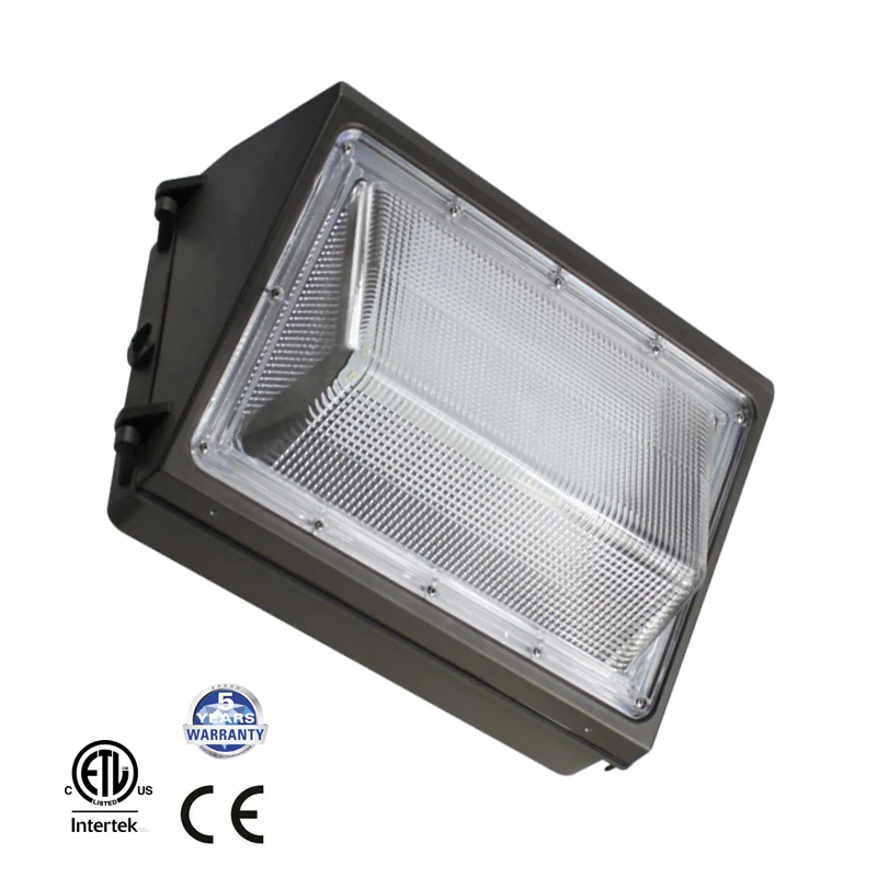 

100-277V 60W 80W 100W 120W LED Wallpack Light HPS/HID Replacement, Outdoor Wall Pack Surface Mounted Lamp ETL Listed
