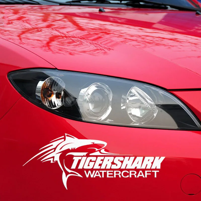 Автомобильный Стайлинг наклейки на бампер Акула автомобильная наклейка tigershark