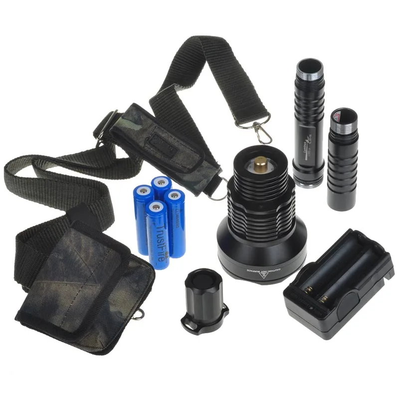 Тактический фонарь Ultrafire X7 SST 50 5 режимов 12000LM светодиодный с бликом фонарик 18650