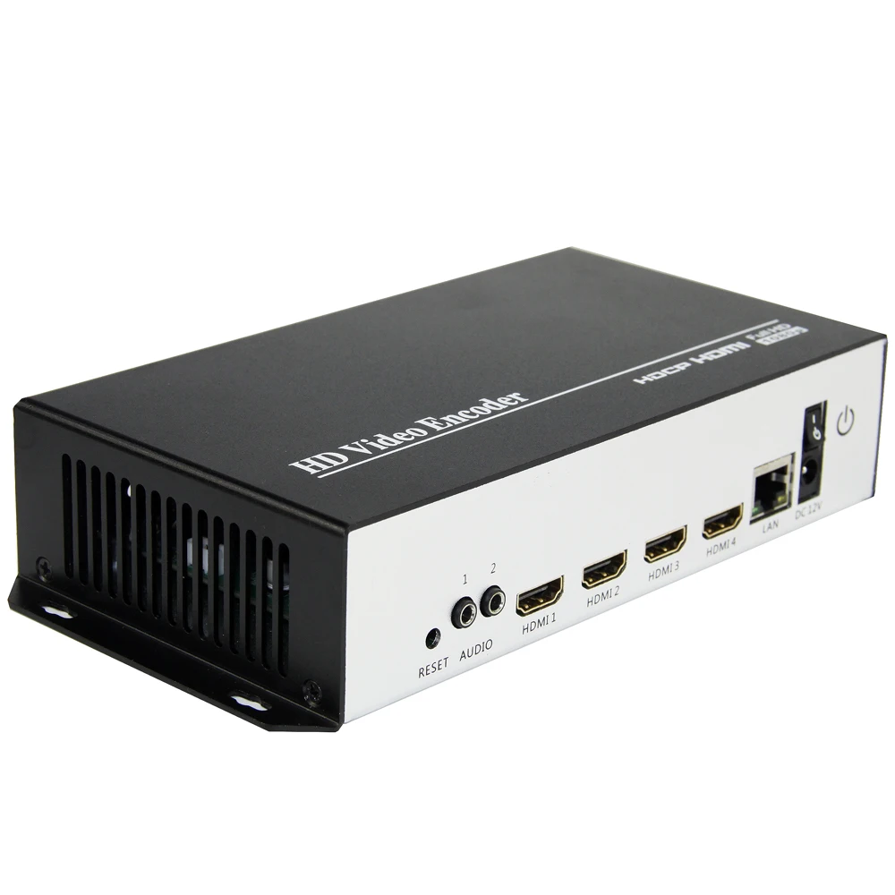 1080P 1080I HDMI видео к IP кодировщик 4Ch HD IPTV H.264 прямой трансляции RTMP RTSP HTTP HLS UDP ONVIF RTP|Теле-