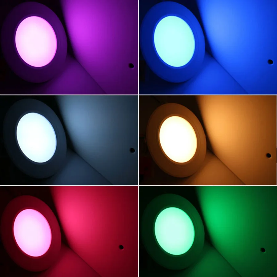 6 Вт 12 RGB CCT светодиодный вниз светильник для потолка Mi FUT068 FUT066 Круглая Панель