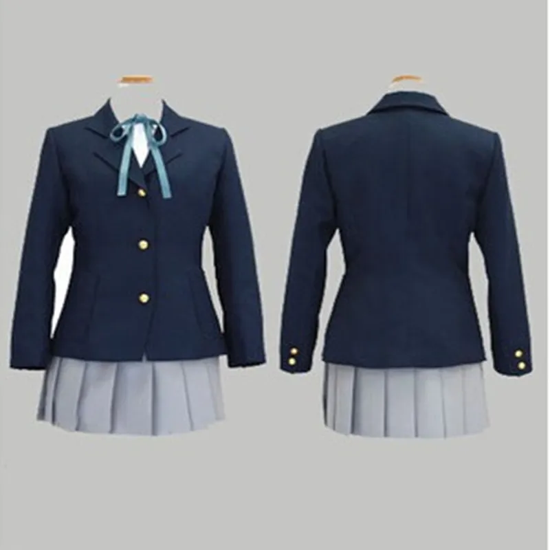 Аниме K on Hirasawa Yui Адзуса Накано Akiyama Mio костюмы для косплея на Хэллоуин Зимняя