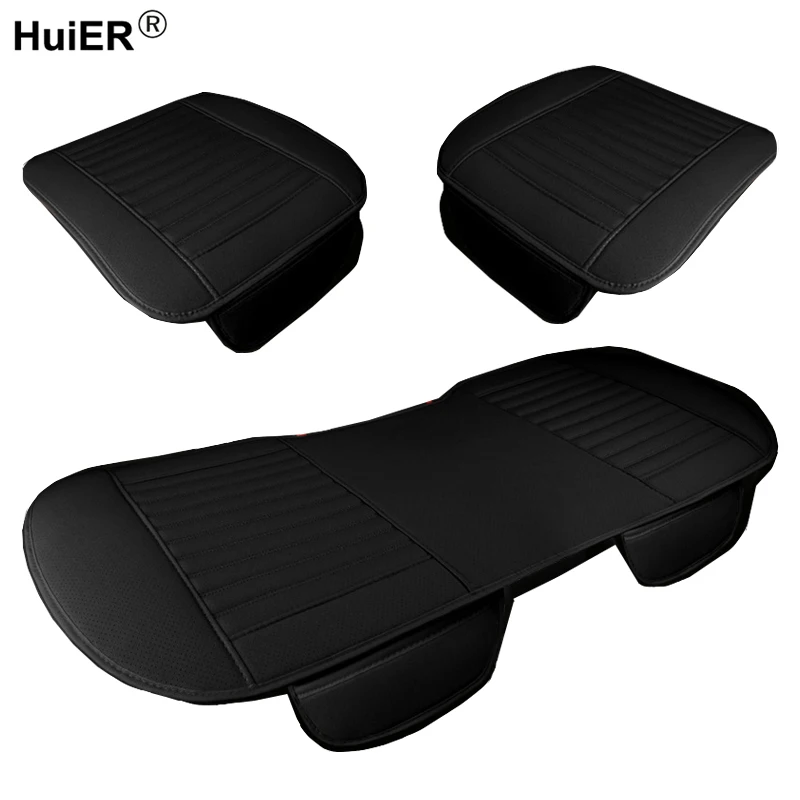 

4 Colors Car Seat Cushions Punch Design Breathable High Artificial Leather Car Seat Covers Universal Auto Chair Pad Car Styling