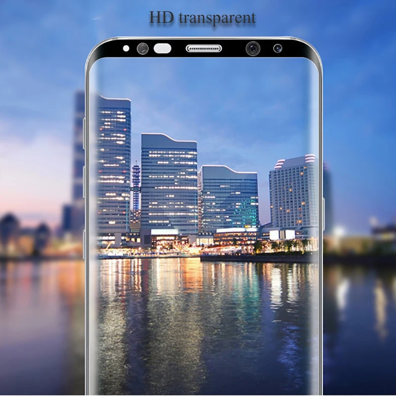 3D полное покрытие экрана протектор для Samsung Galaxy S8 S9 Plus + Премиум 9H
