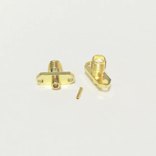 1 шт. гнездовой разъем SMA RF коаксиальный модем коннектор 2-отверстие крепление на