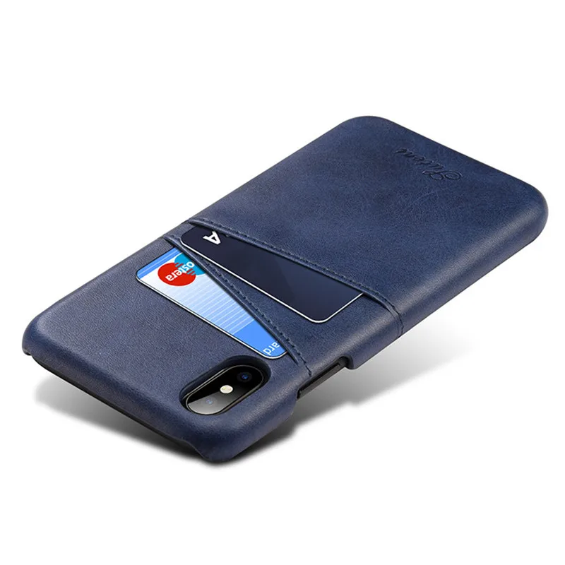 Jisoncase, кожаный чехол для iPhone X, винтажный роскошный модный чехол, чехол-держатель для карт, кошелек для iPhone X, 8, 7, 6, 6s plus, чехол s