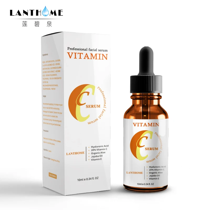Lantome VitaminC Сыворотка для удаления веснушек против морщин эссенция темных блогов