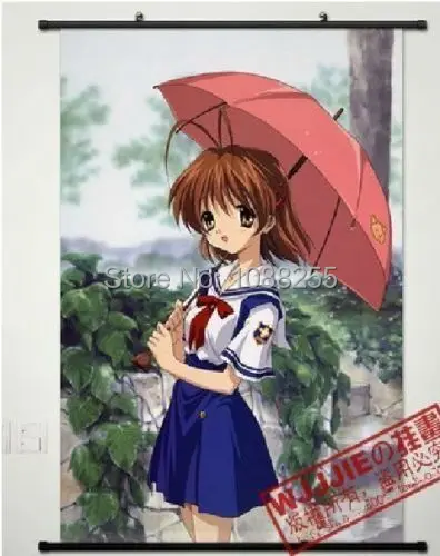 Новый CLANNAD Dango Family Furukawa Nagisa домашний декор японский плакат настенная прокрутка |