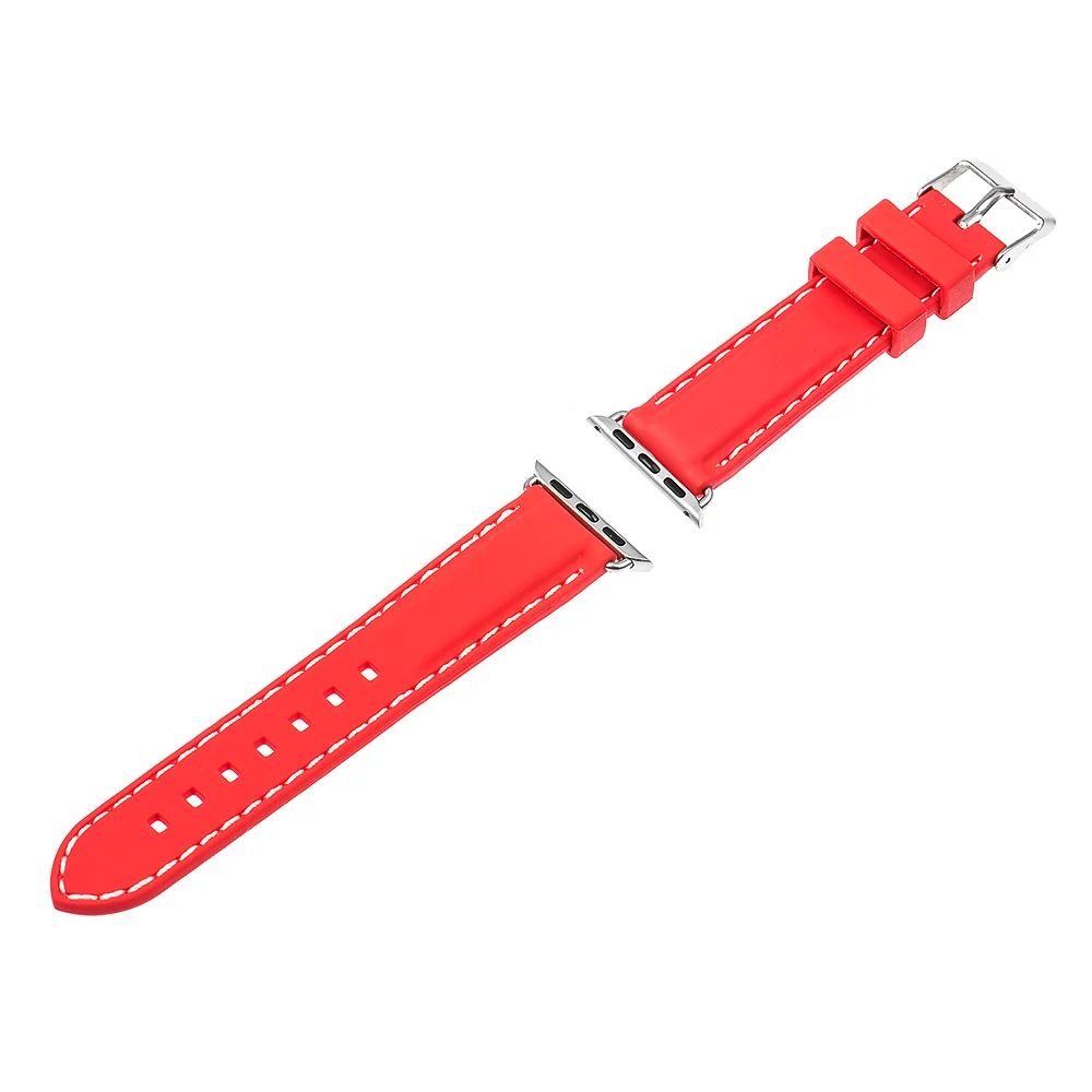 22 мм силиконовый резиновый ремешок для 38 iWatch Apple Watch Sport Edition сменный Браслет с
