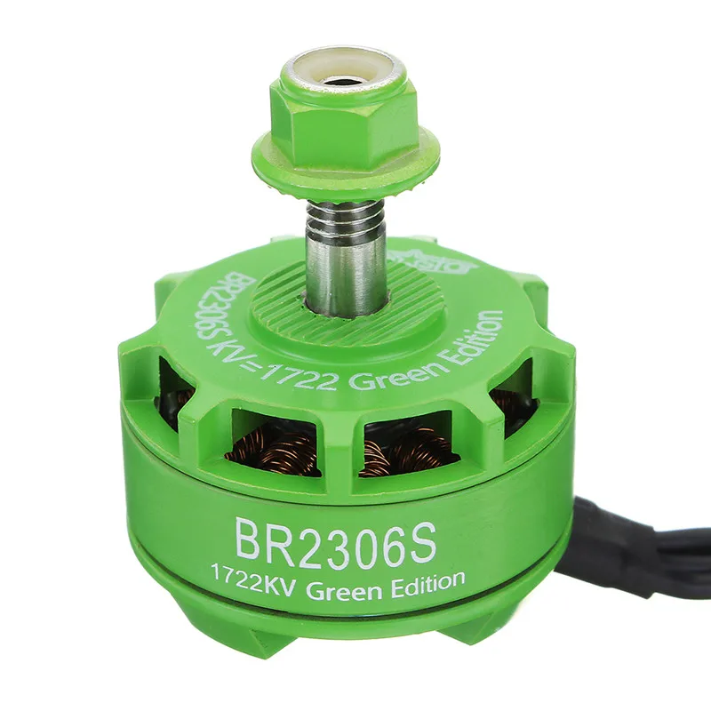 Новый горячий Racerstar 2306 BR2306S Green Edition 1722KV бесщеточный двигатель 4 6 S для RC Дрон FPV Racing