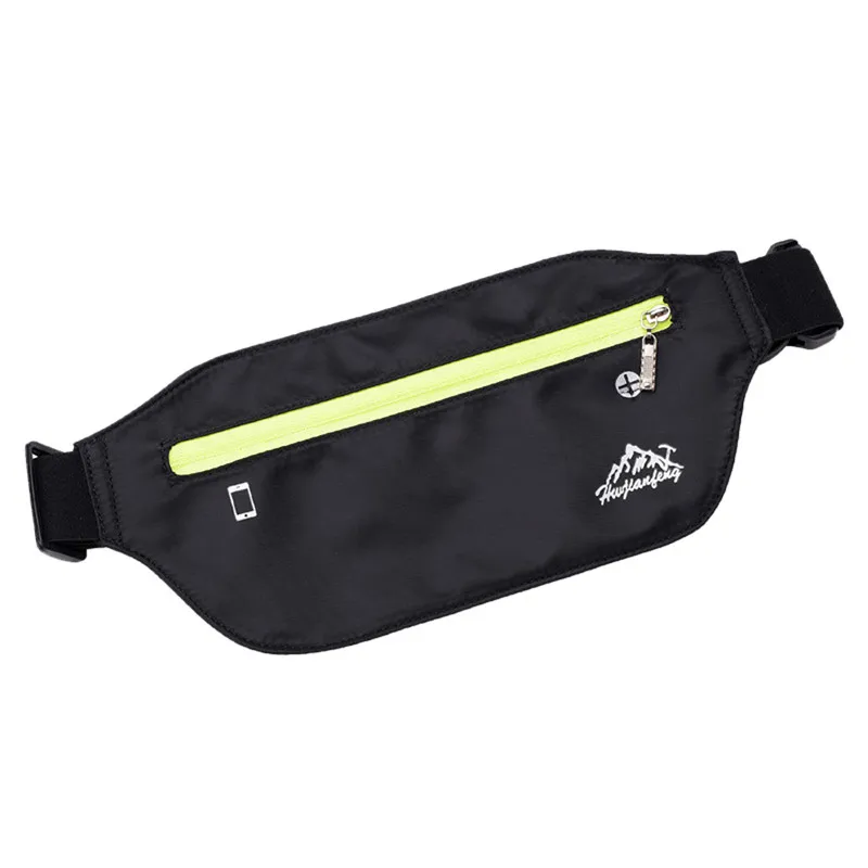 Новая повседневная поясная сумка для мужчин и женщин отдыха на молнии однотонная