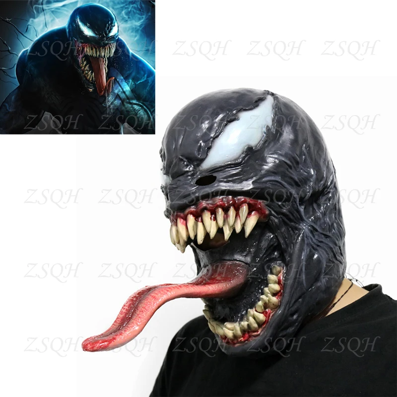 Человек паук мужская маска Marvel Venoms косплей эдард Брок Темный супергерой Веном