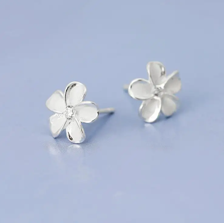 Jisensp Красивые цветочные серьги для женщин букле d'oreille кристалл цветок в виде