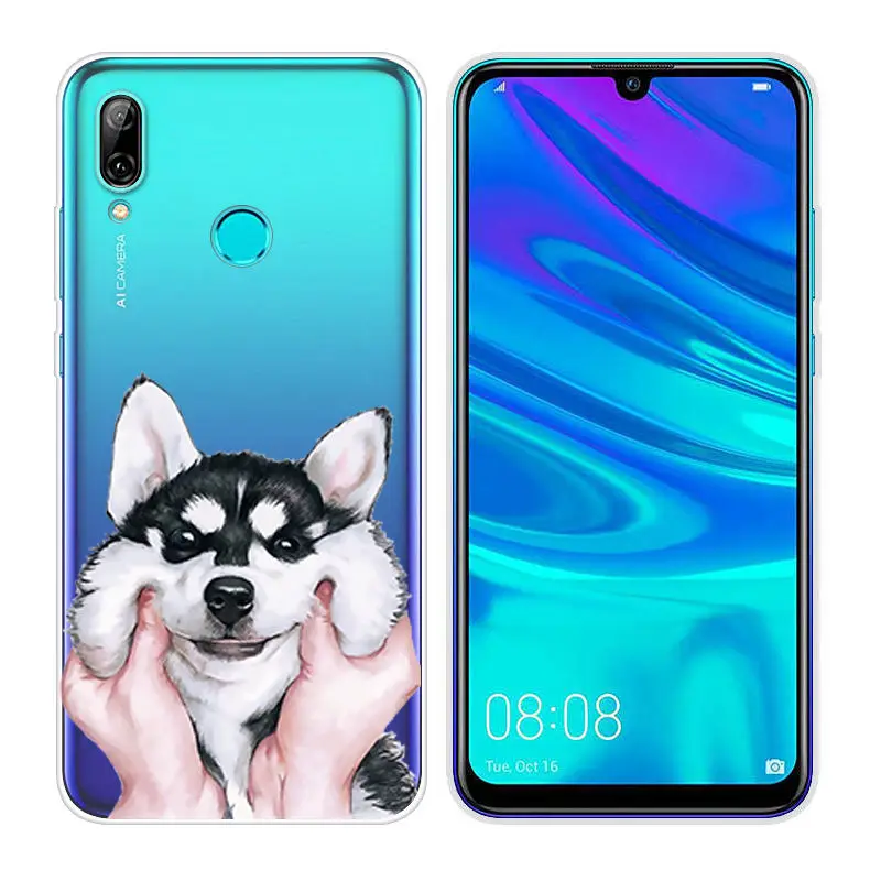Силиконовые чехлы для Huawei P Smart 2019 мягкий ТПУ чехол задней панели телефона 6 21
